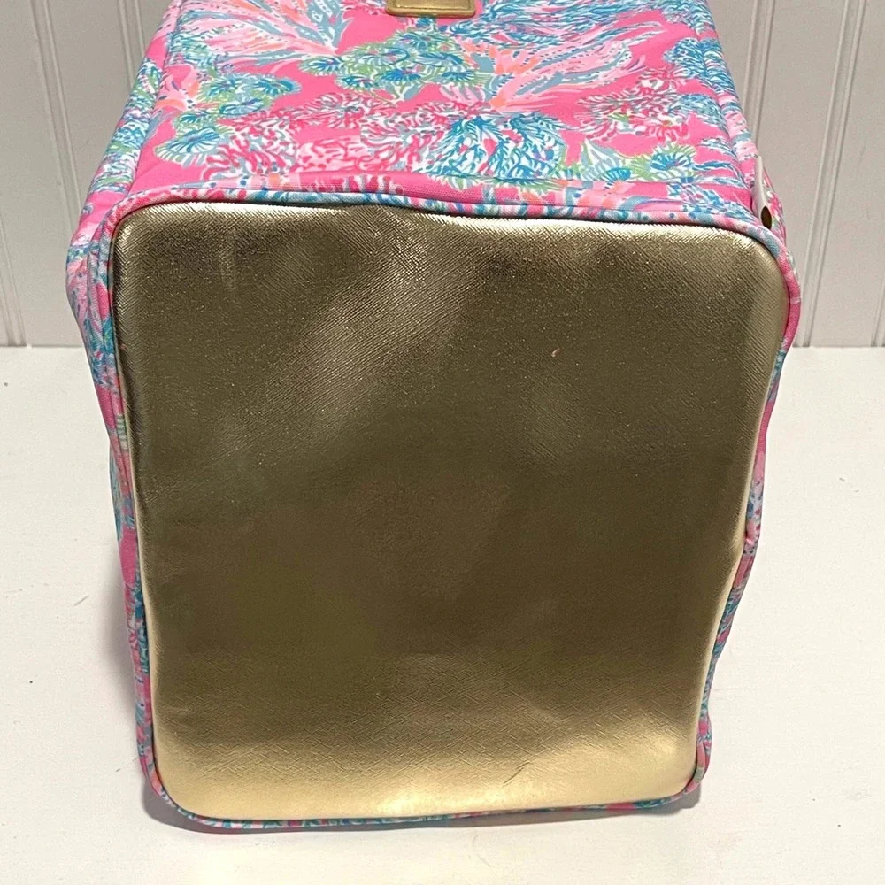 Lilly Pulitzer Seaing Things RARE‎ Insulated Cooler Bag Women Pink Blue Tropical